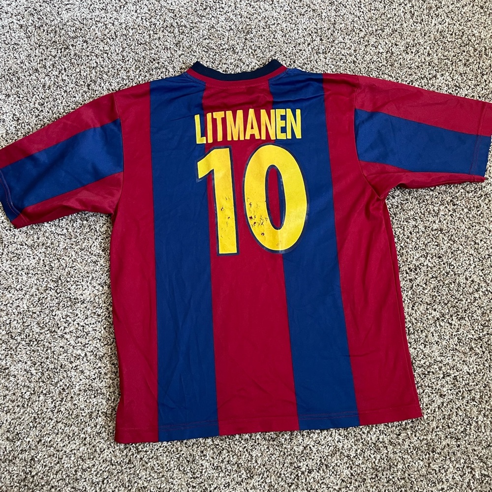 Vintage Nike Barcelona soccer jersey